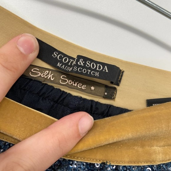 SCOTCH & SODA Cropped Pant Culottes Sequins - Picture 6 of 9